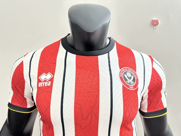 25-26 Sheffield United Home Player Version Soccer Jersey