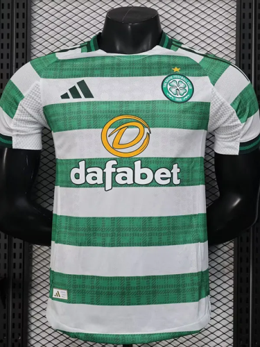 25-26 Celtic Home Player Version Soccer Jersey
