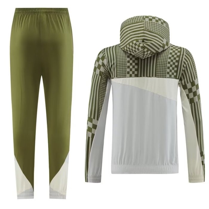 23-24 AC Milan High Quality Hoodie Half Pull Tracksuit