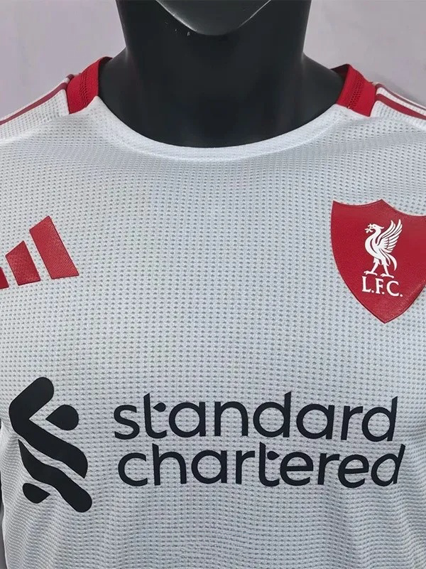 25-26 Liverpool White Special Edition Player Version Soccer Jersey