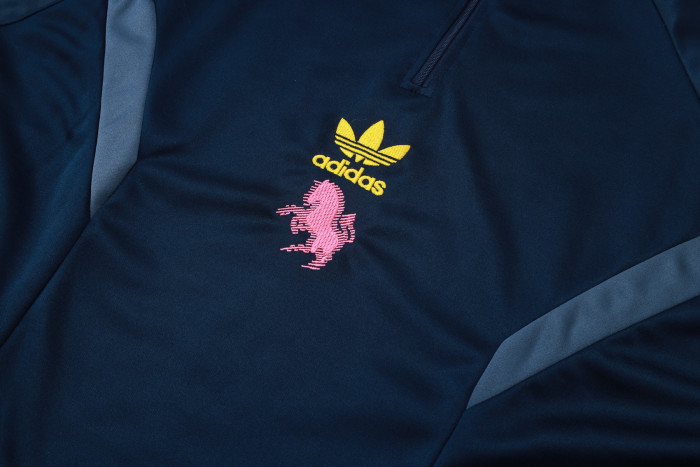 25-26 Juventus High Quality Half Pull Tracksuit