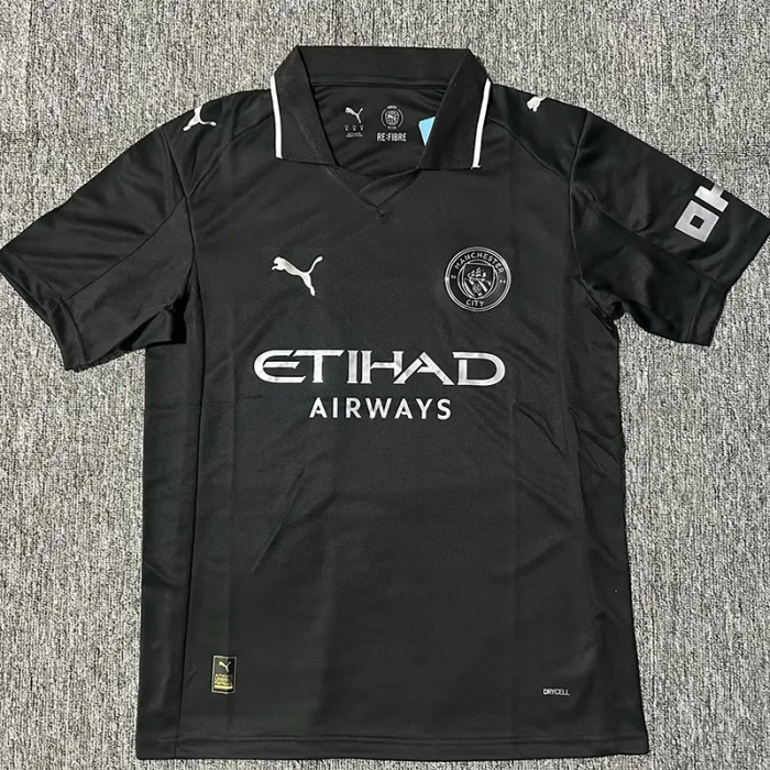 25-26 Manchester City away Fans Soccer Jersey