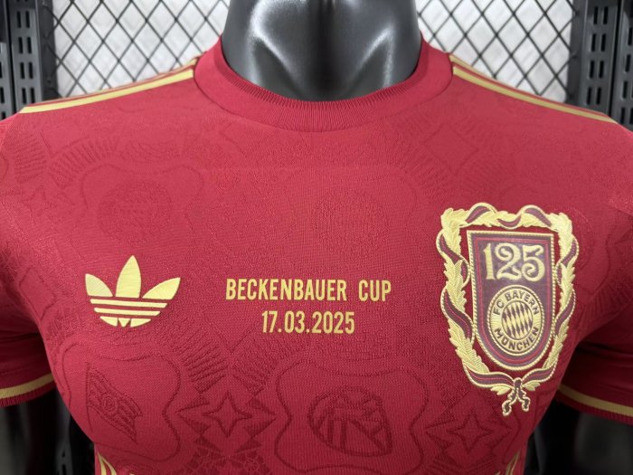 25-26 Bayern BECKENBAUER CUP Player Version Soccer Jersey (PAULANER)