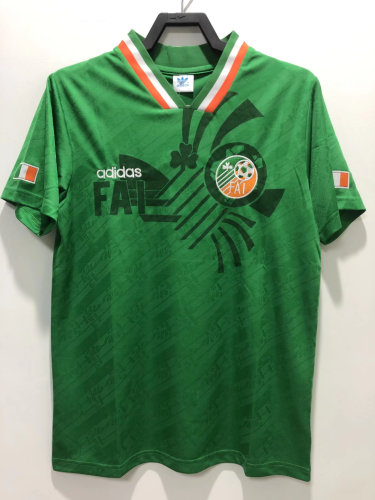 1994 Ireland Home Retro Soccer Jersey