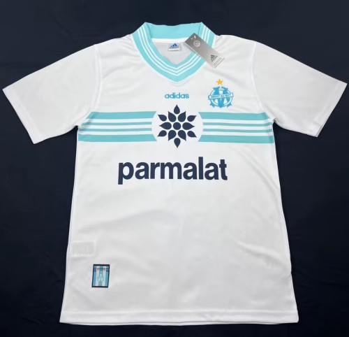 1996-1997 Marseille Home Retro Soccer Jersey