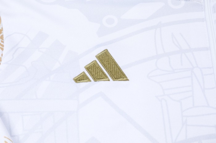 24-25 Real Madrid High Quality Half Pull Tracksuit