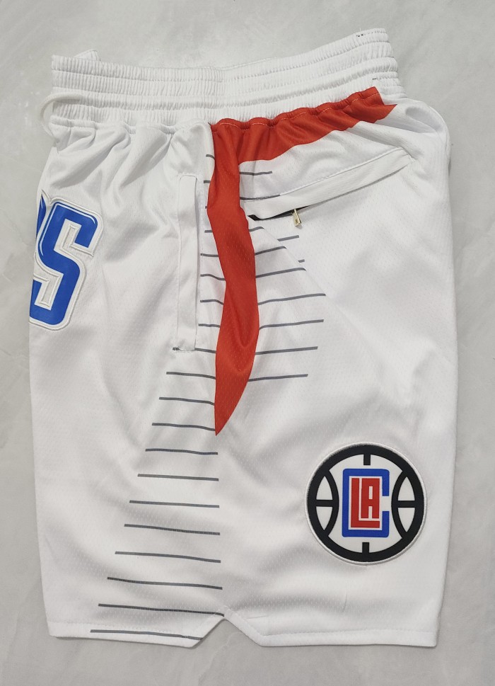 2024 Los Angeles Clippers Embroidery Top Quality NBA Pants