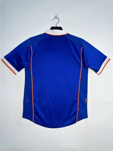 1998  Netherlands Away Retro Soccer Jersey