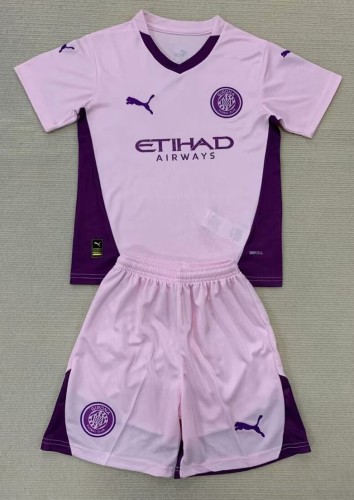 24-25 Girona Third Kids Soccer Jersey