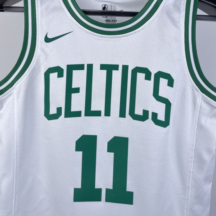 2023 CELTICS IRVING #11 White Top Quality Hot Pressing Kids NBA Jersey