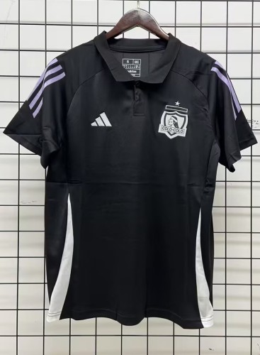 24-25 Colo-Colo Black Polo Short Sleeve *有领