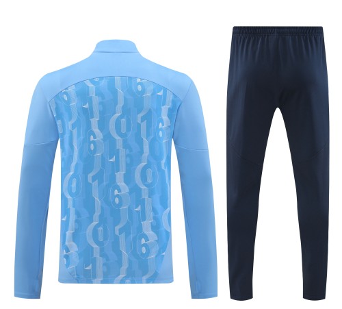 24-25 Manchester City High Quality Half Pull Tracksuit