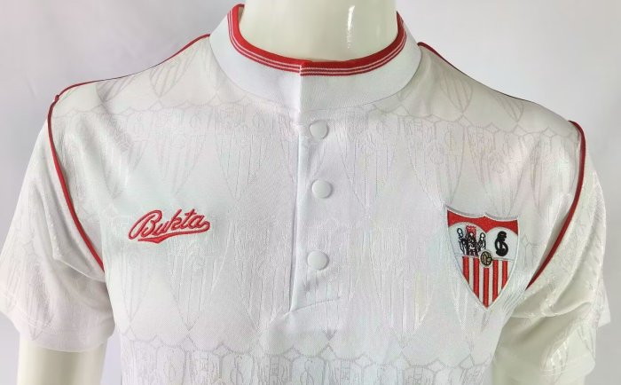 1991-1992 Sevilla Home Retro Soccer Jersey