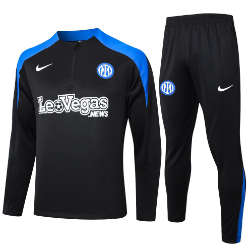 24-25 Inter Milan High Quality Half Pull Tracksuit