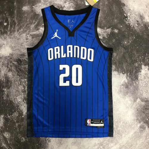22-23 Magic FULTZ #20 Royal blue Top Quality Hot Pressing NBA Jersey (Trapeze Edition)