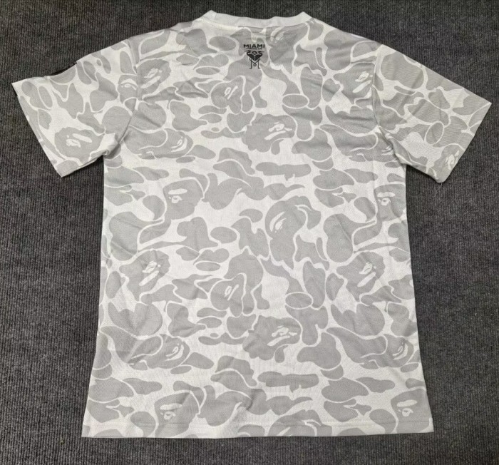 23-24 Inter Miami Gray Special Edition Fans Soccer Jersey