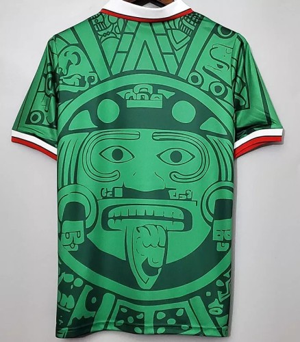 1998 Mexico Home Retro Soccer Jersey