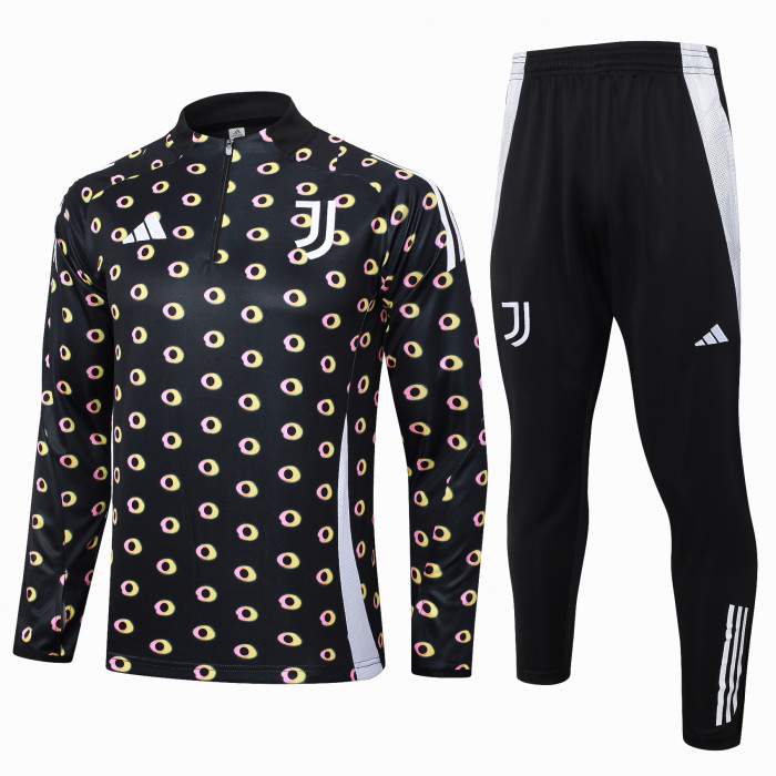 24-25 Juventus High Quality Half Pull Tracksuit