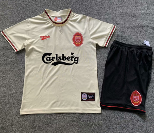 1996-1997 Liverpool Away Retro Kids Soccer Jersey