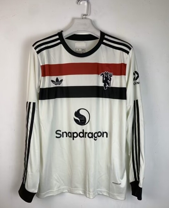 24-25 Manchester United Third Long sleeves Fans Soccer Jersey