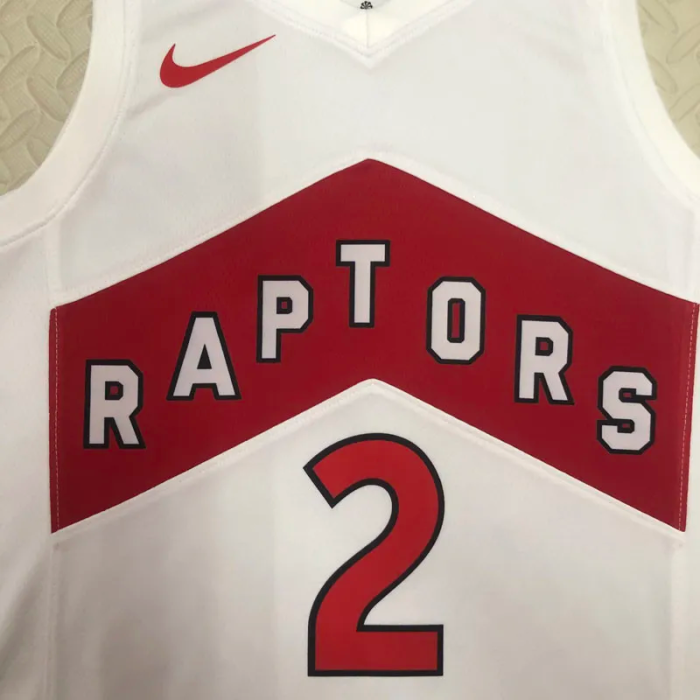 22-23 Raptors LEONARD #2 White Top Quality Hot Pressing NBA Jersey