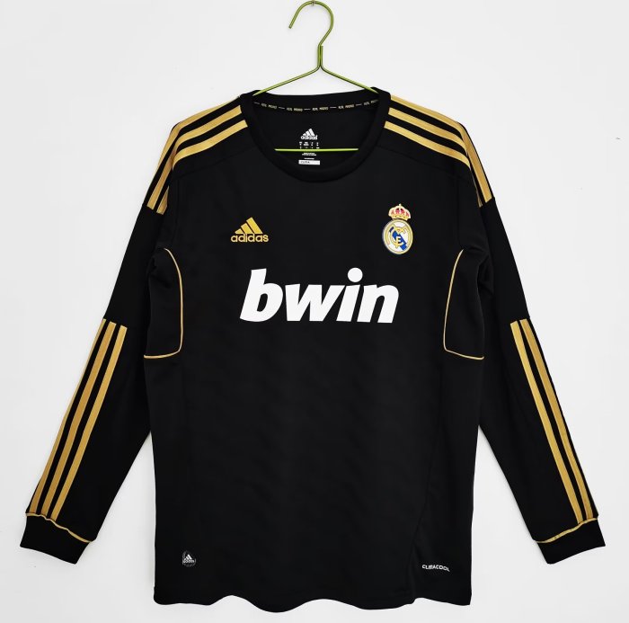 2011-2012 Real Madrid Long Sleeve Retro Soccer Jersey