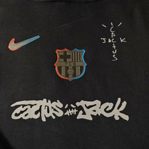 25-26 Barcelona Black Hoody (加绒)