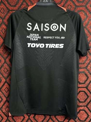 24-25 Japan Black Training Shirts