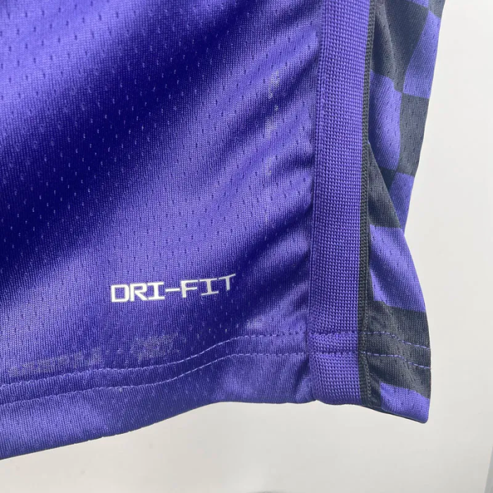 23-24 Kings MONK #0 Purple Top Quality Hot Pressing NBA Jersey (Trapeze Edition)飞人版