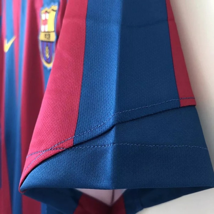 2005-2006 Barcelona Home Retro Soccer Jersey