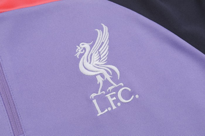 23-24 Liverpool High Quality Half Pull Tracksuit