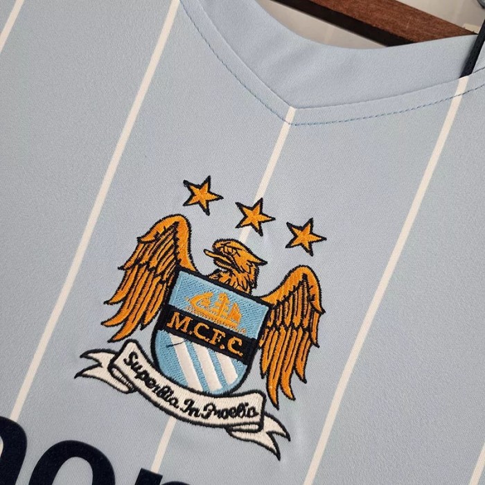 2007-2008 Manchester City Home Retro Soccer Jersey