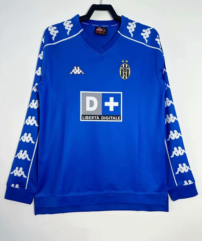 1999-2000 Juventus Away Retro Long Sleeve Soccer Jersey