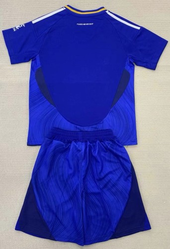 24-25 Leicester City Home Kids Soccer Jersey