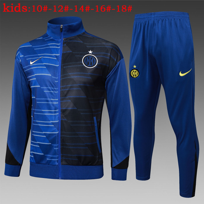 25-26 Inter Milan High Quality Kids Jacket Tracksuit