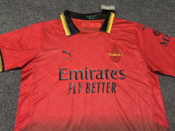 25-26 AC Milan Fourth Goalkeeper Fans Soccer Jersey