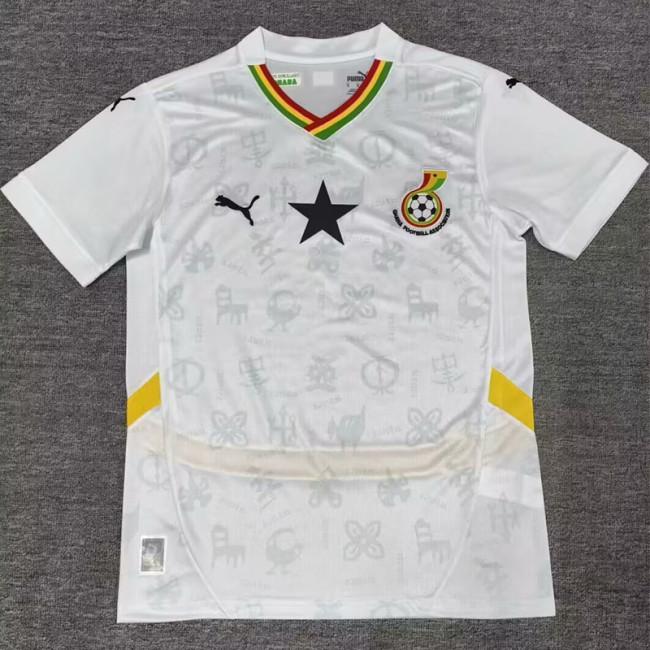 24-25 Ghana Home Fans Soccer Jersey