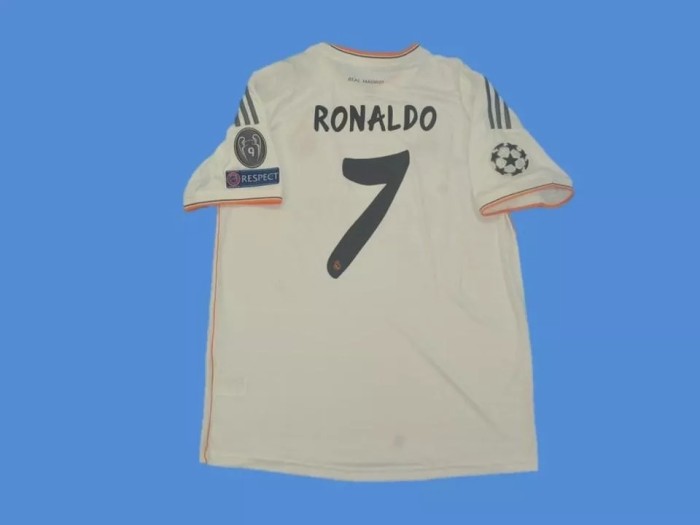 2013-2014 Real Madrid Home Retro Soccer Jersey