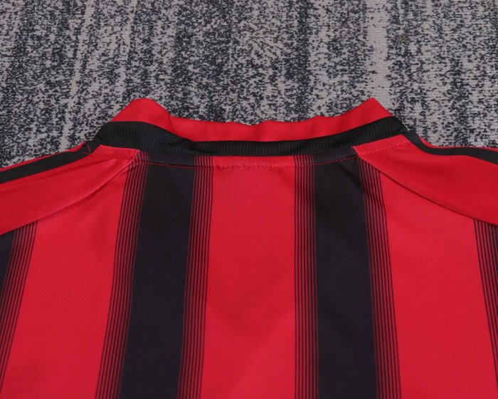 2004-2005 AC Milan Home Retro Kids Soccer Jersey