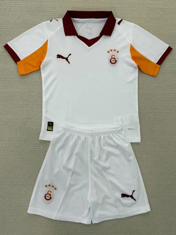 25-26 Galatasaray Away Kids Soccer Jersey
