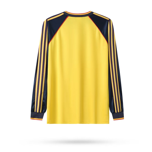 1989-1991 Arsenal Away Long sleeves Retro Soccer Jersey