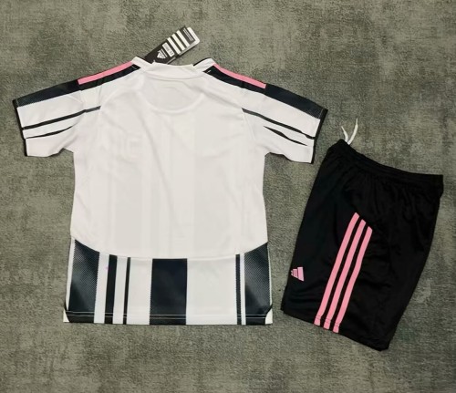 25-26 Juventus Home Kids Soccer Jersey