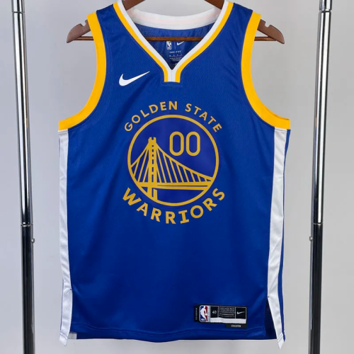 22-23 WARRIORS KUMINGA #00 Blue Top Quality Hot Pressing NBA Jersey