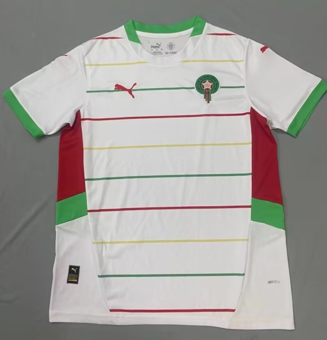 24-25 Morocco Away Fans Soccer Jersey
