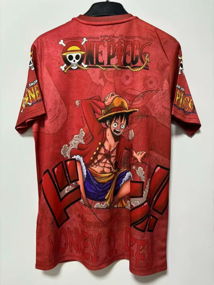 25-26 Japan Red Special Edition Fans Soccer Jersey (红草帽)