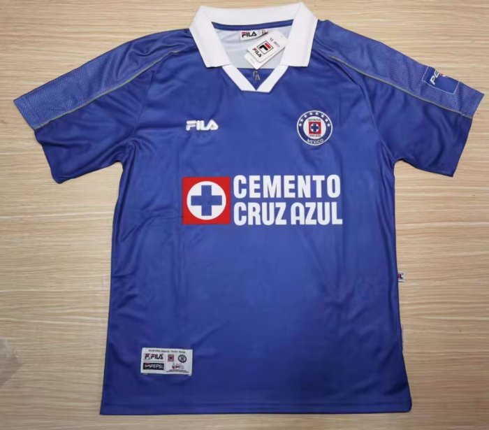 2002 Cruz Azul Home Retro Soccer Jersey