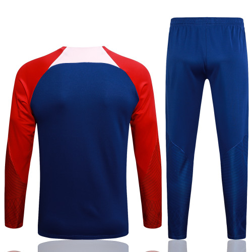 23-24 Atlético Madrid High Quality Half Pull Tracksuit