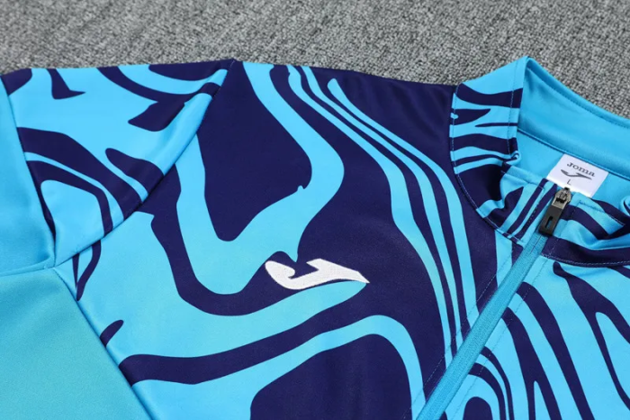 2025 JOM Lake blue Jacket Tracksuit