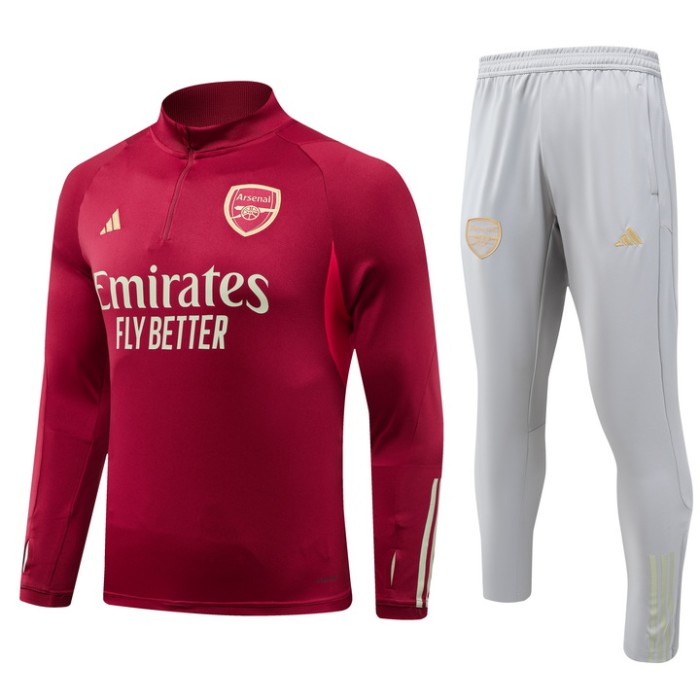 23-24 Arsenal High Quality Half Pull Tracksuit