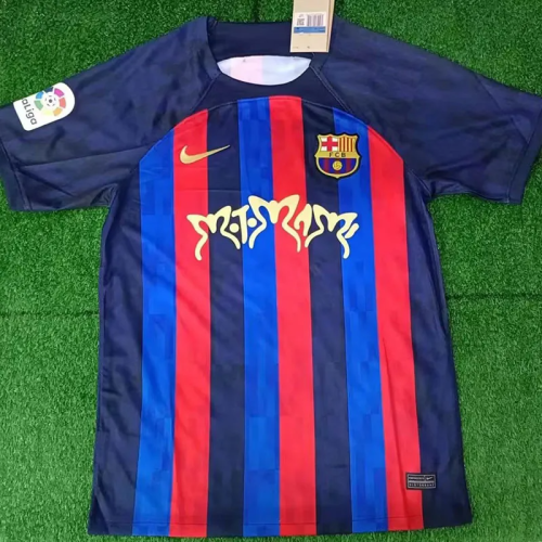 22-23 Barcelona Home Motomami Limited Edition Fans Soccer Jersey